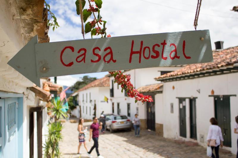 Casa Hostal Villa De Leyva Exterior foto